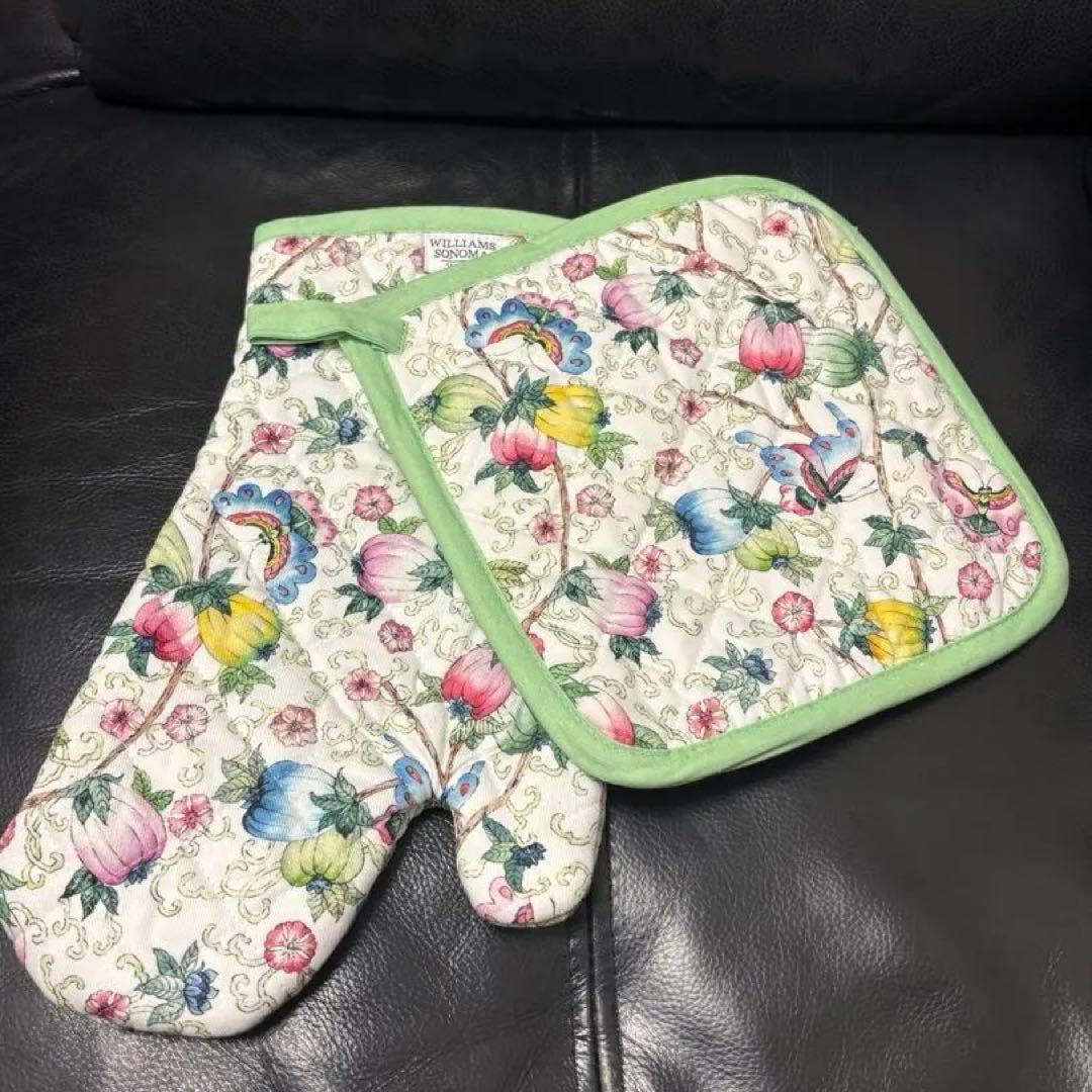 WILLIAMS SONOMA 花柄鍋つかみ