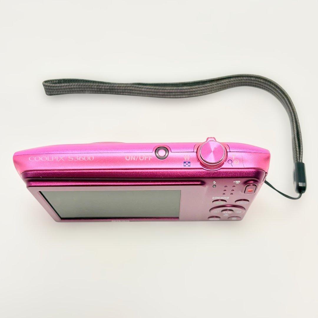 美品✨Nikon COOLPIX S3600 ピンク 動作確認済 送料無料 匿名