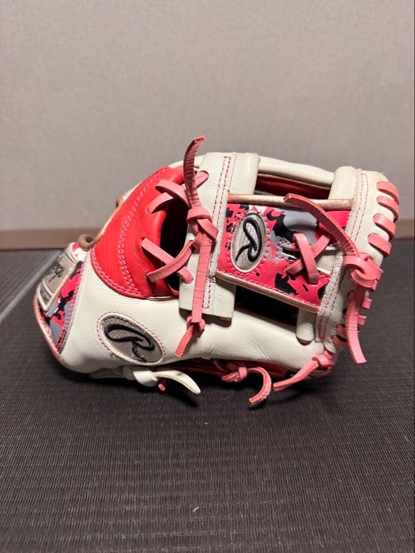 【最終値下げ！】Rawlings 軟式グローブ 赤/白