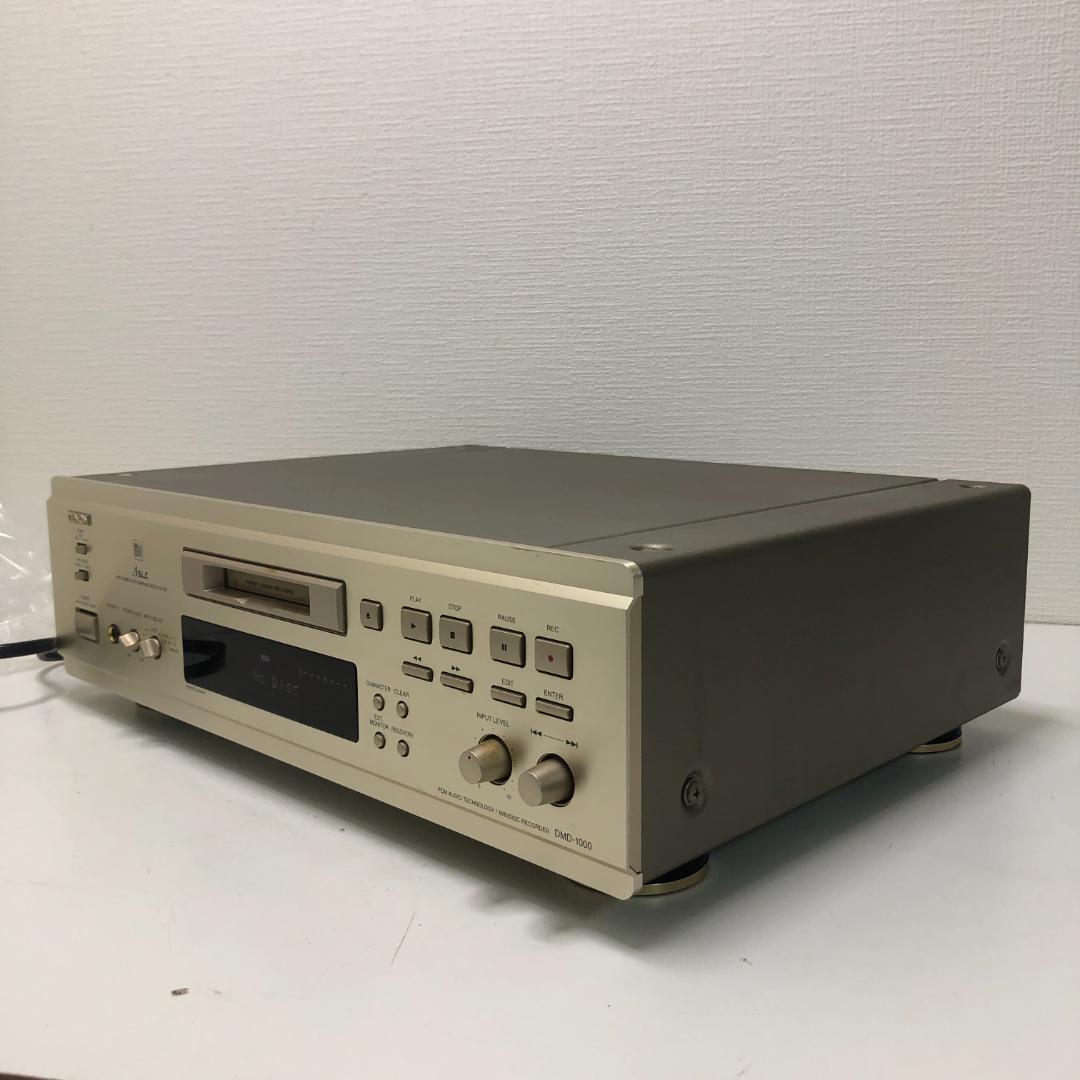 送料込 デノン DMD-1000 MDレコーダー 説明書 リモコン付 オーディオ