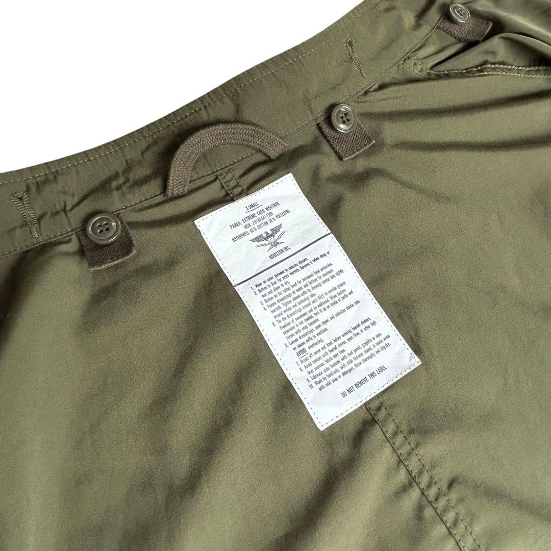 HOUSTON 米軍 M-65 モッズコート ミリタリージャケット オリーブ