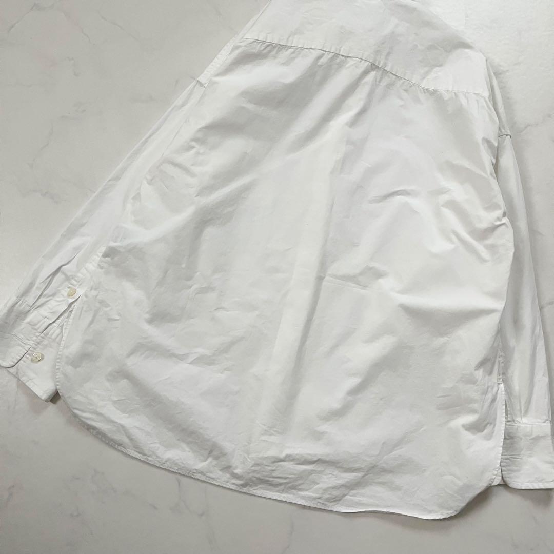 美品　マディソンブルー J.BRADLEY B刺繍 長袖シャツ 白　01サイズ