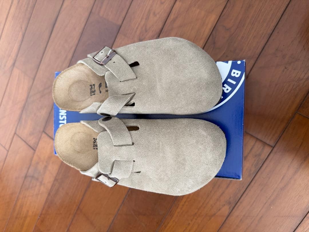 BIRKENSTOCK Boston スエードレザー トープ　37