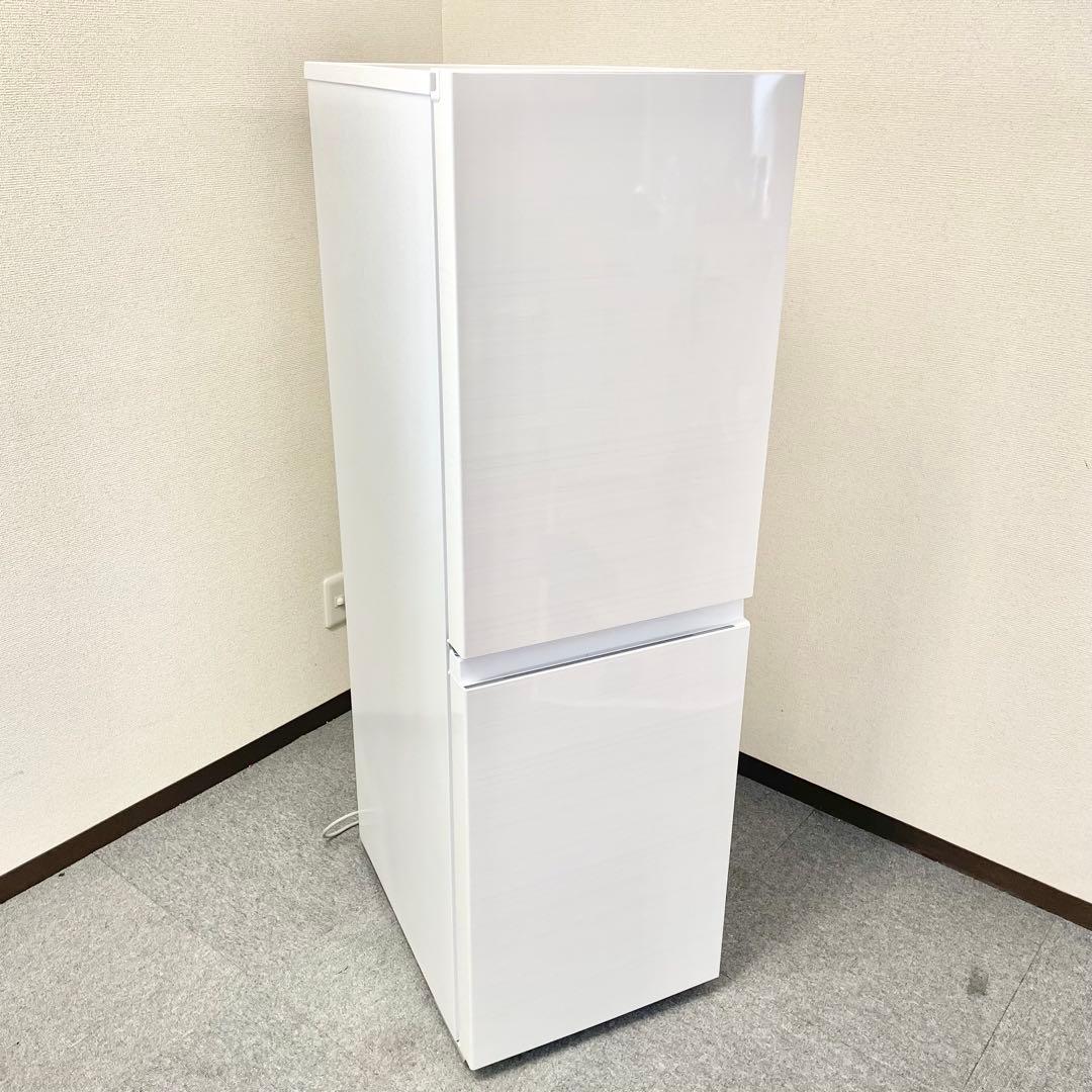 【美品】2024年 148L 冷凍冷蔵庫 ホワイト 左開きJR-SY15AL