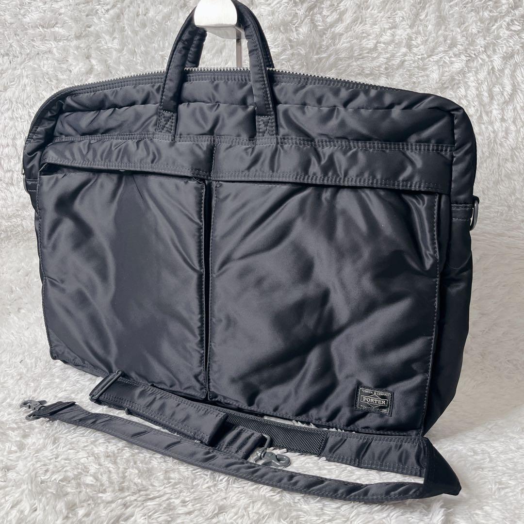 ✨未使用級✨ ポーター タンカー 2way ブリーフケース ブラック A4 通勤