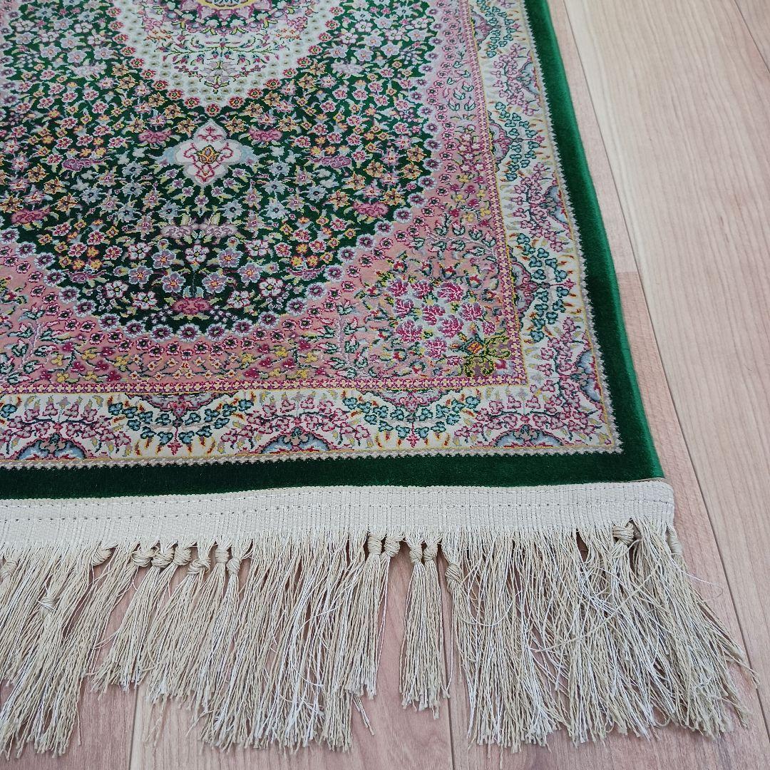 Y2269 ペルシャ絨毯風 機械織り 絨毯 98×55㎝