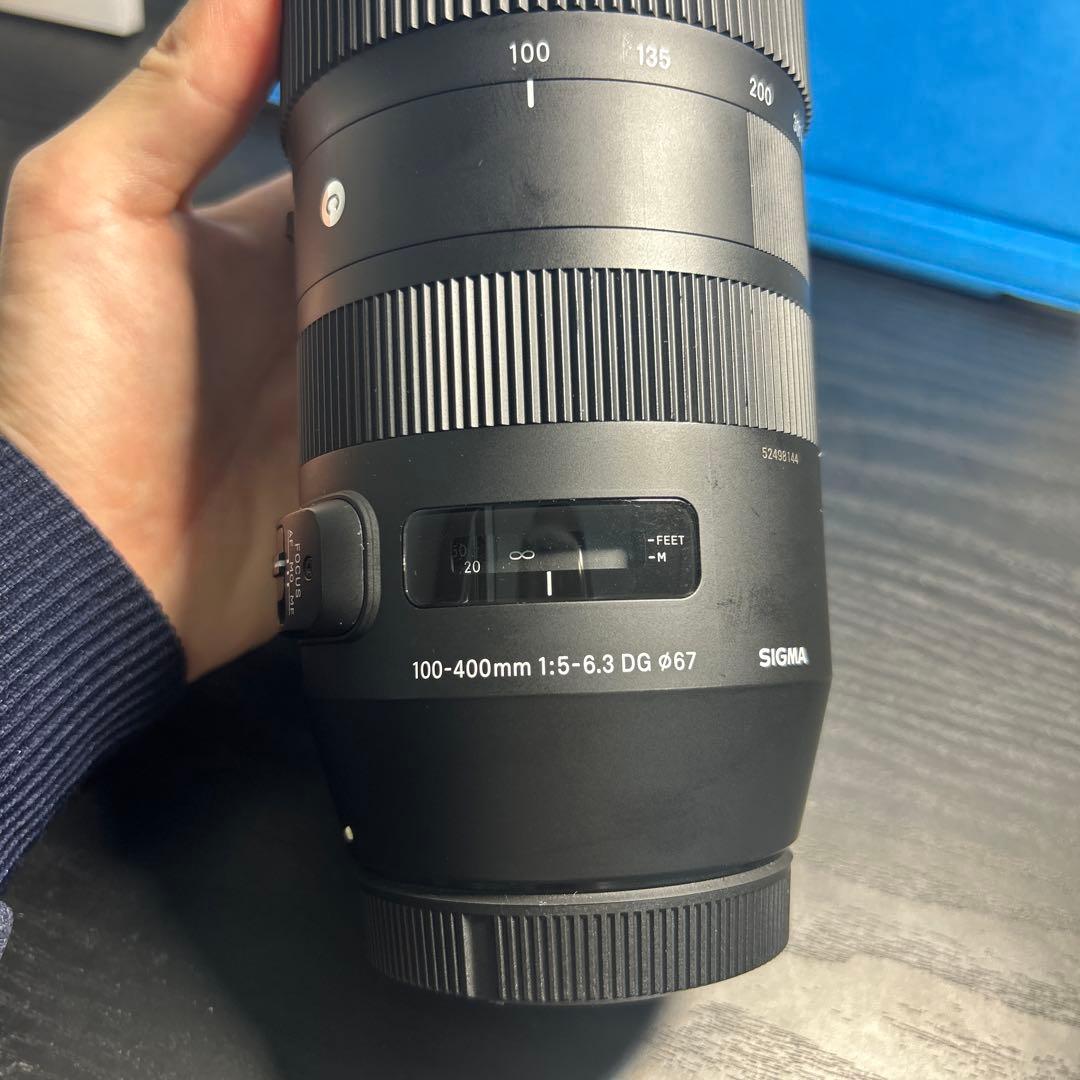 sigma 100-400mm f/5-6.3 canon efレンズ