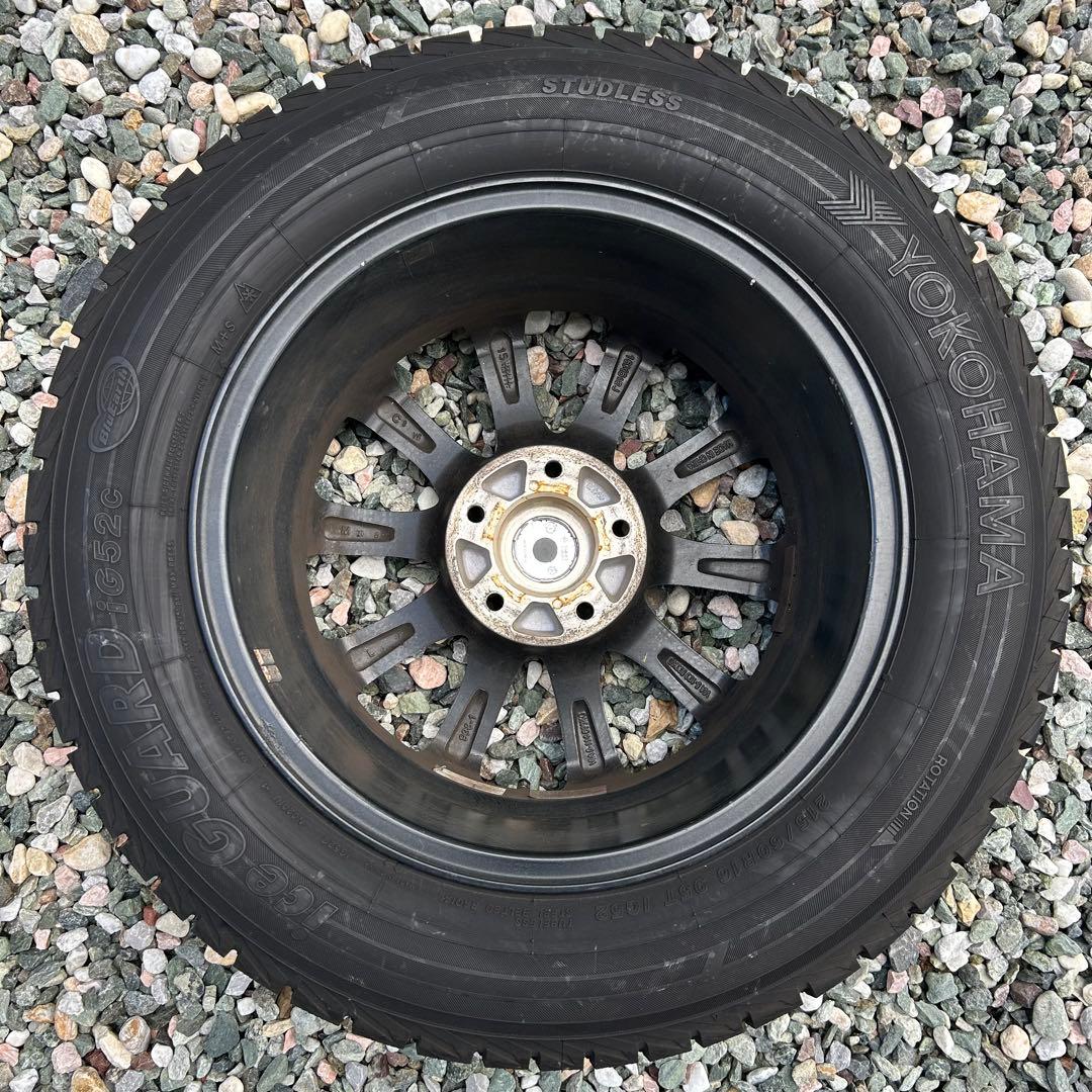 【4本同時購入必須③/4】 ヨコハマスタッドレス ホイール付き215/60R16