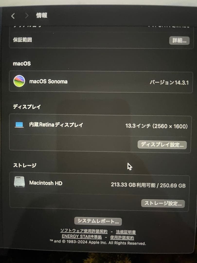 【美品】MacBook Air 2018 13インチローズゴールド256G