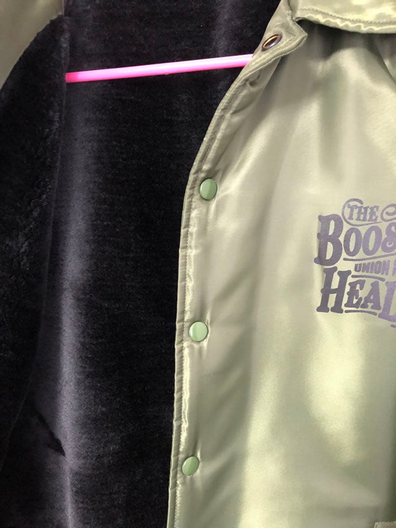 SBMS プリント 裏ボアコーチジャケット美品 Mサイズ