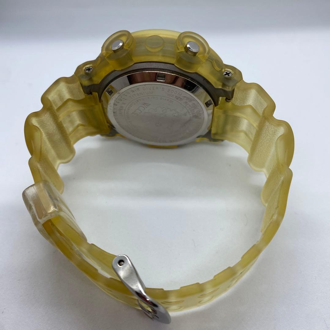 CASIO G-SHOCK FROGMAN デジタル腕時計 クリアイエロー