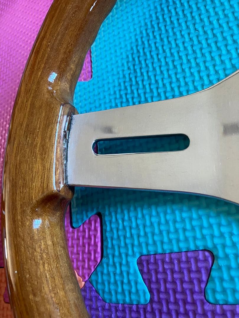 ウッドステアリングホイール 30cm oba