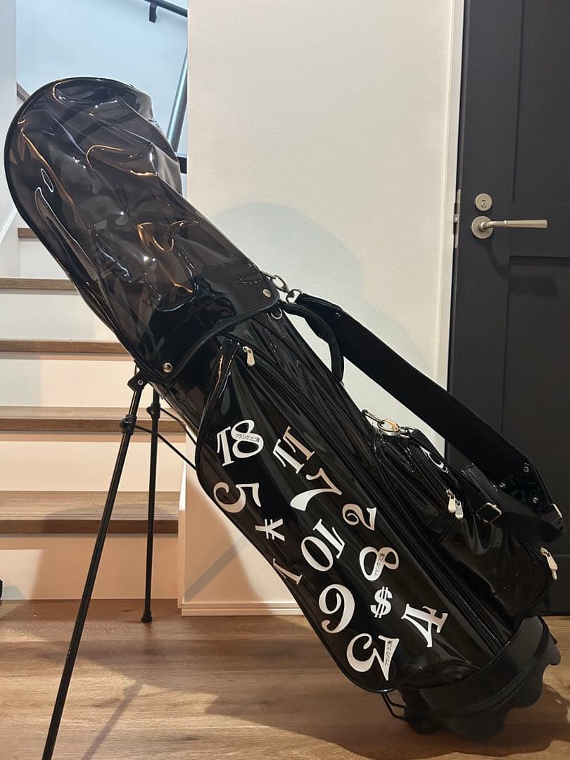 フランク三浦　Miura design ブラックキャディバッグ