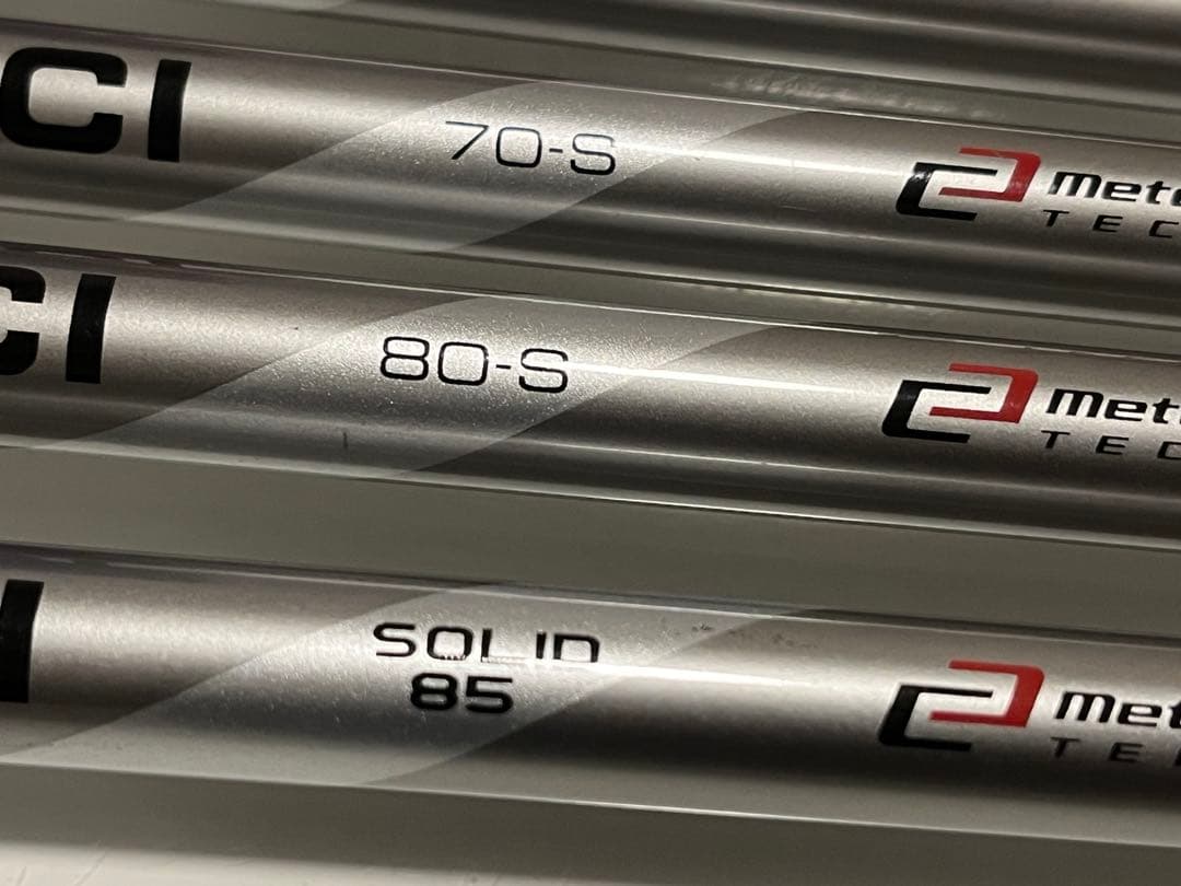 フジクラ MCI 70-S 7〜Pウェッジ用80S、SOLID 85シャフト7本