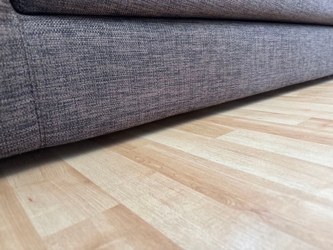 3人掛けソファ　ニトリ　ブラウン