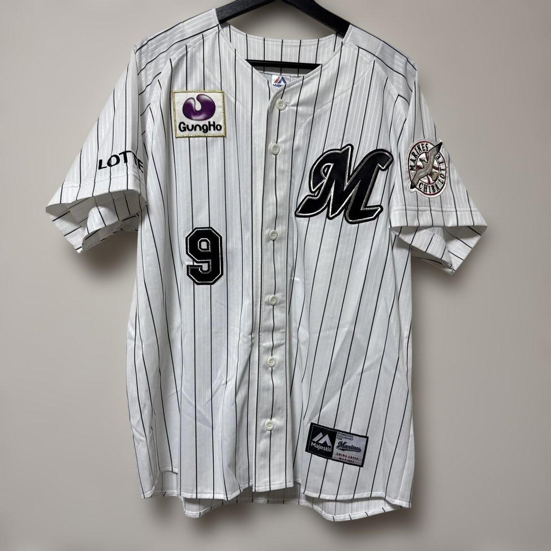 千葉ロッテマリーンズ　福浦和也ホームユニフォーム Lサイズ