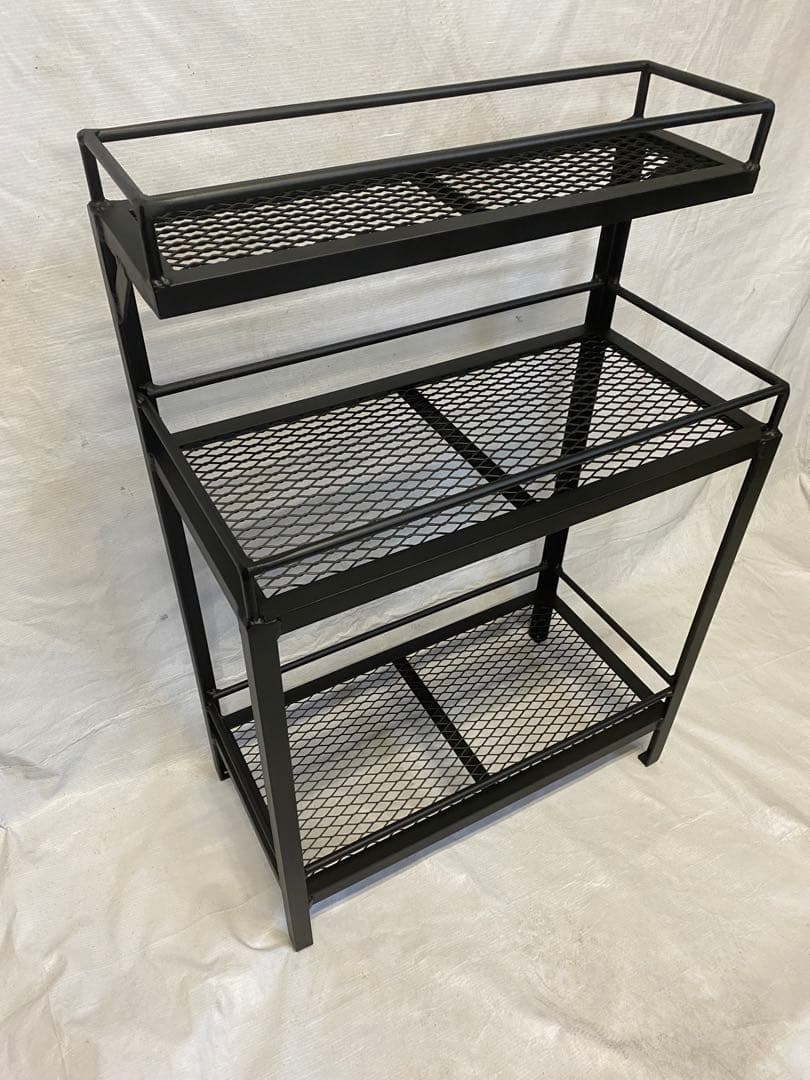 アイアンシェルフ　アイアンラック　棚　インダストリアル　多肉植物　アガベ