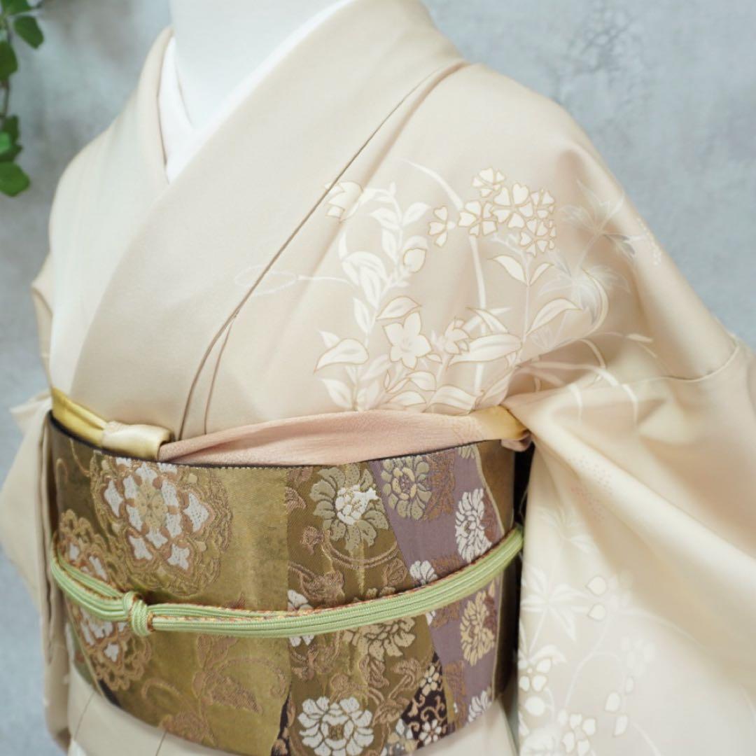 訪問着フルセット264▪︎卒業式　入学式　お宮参【訪問着、袋帯、帯締め、帯揚げ】