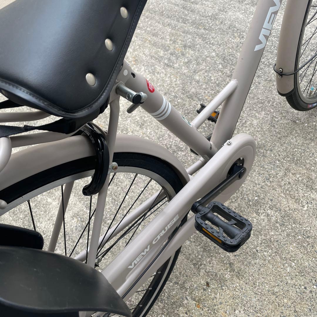 【大阪北部引き取り限定】自転車27インチOGKキッズシート付き