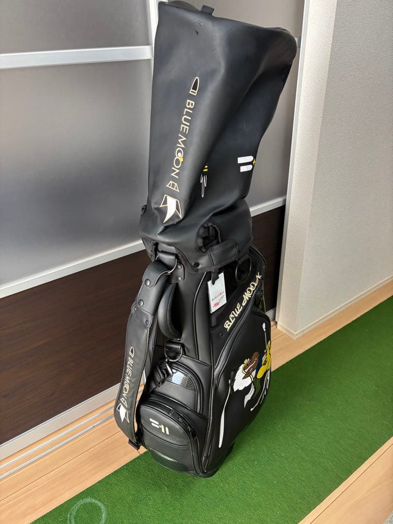 ブルームーン スタンド型ゴルフバッグ 西遊記 ブラック 9型　アイアンカバー付き