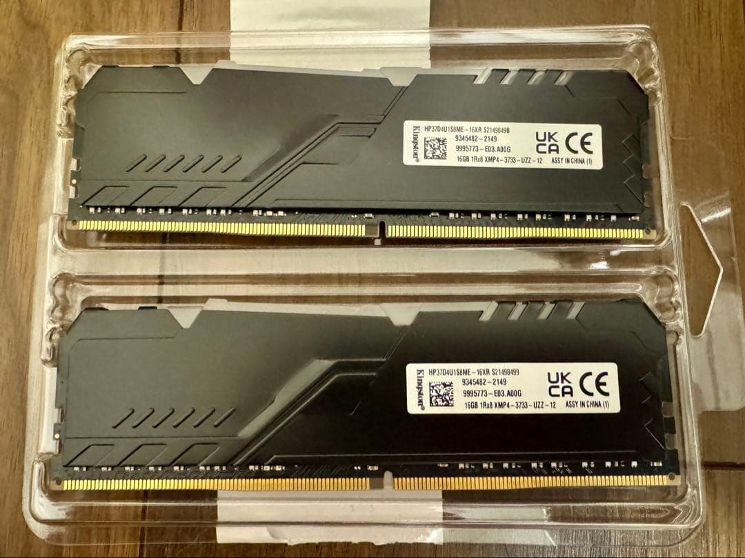 メモリー FURY Beast DDR4 3733MHz 32GB (16GBx2)