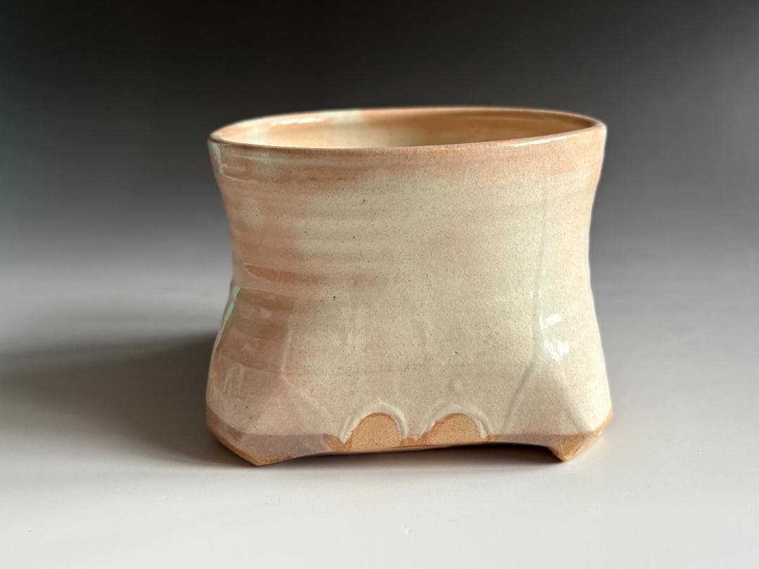 朝日焼　朝日豊斎　茶摘籠形　建水　久田宗也　尋牛斎書付　茶道具　表千家