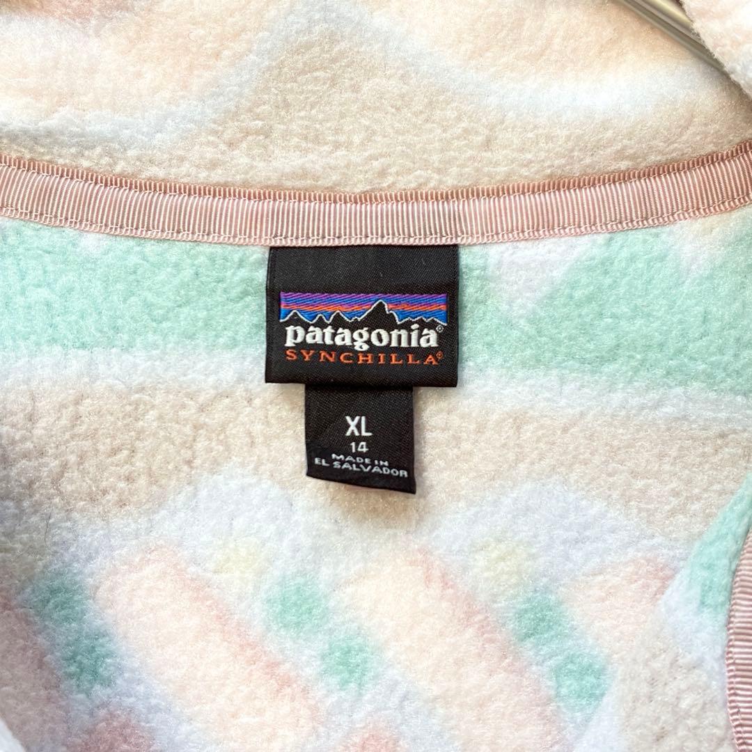 Patagonia シンチラスナップt 総柄 レディースS相当