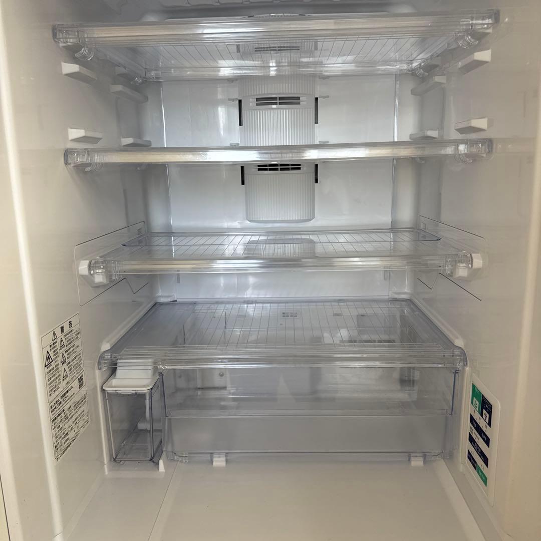 SHARP 冷蔵庫 SJ-GW35G-W 2021年式　左右開きドア