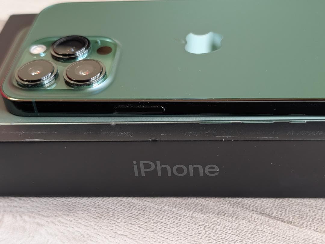 iPhone 13 Pro/128GB アルパイングリーン シムフリー 判定◯