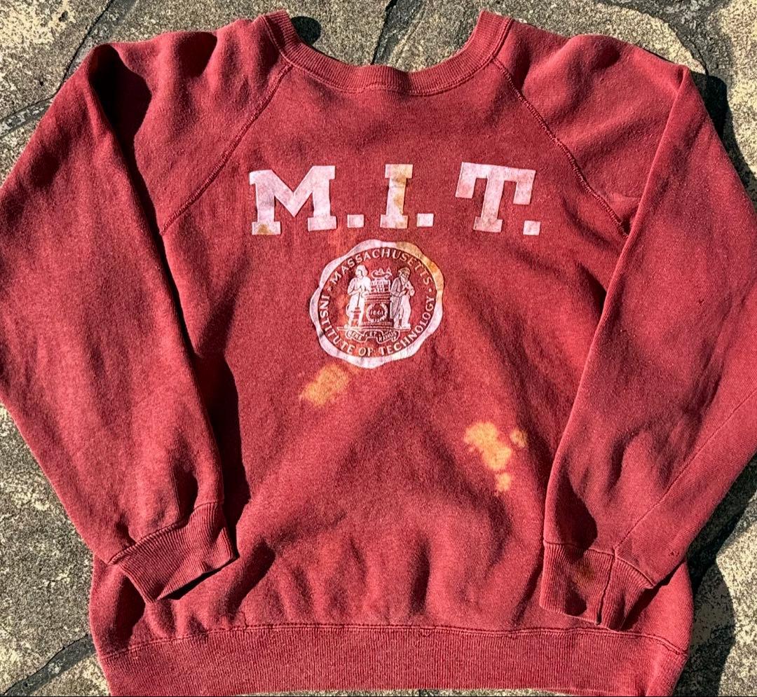 最終値下げ70〜80sチャンピオンvintageスウェットM.I.T.