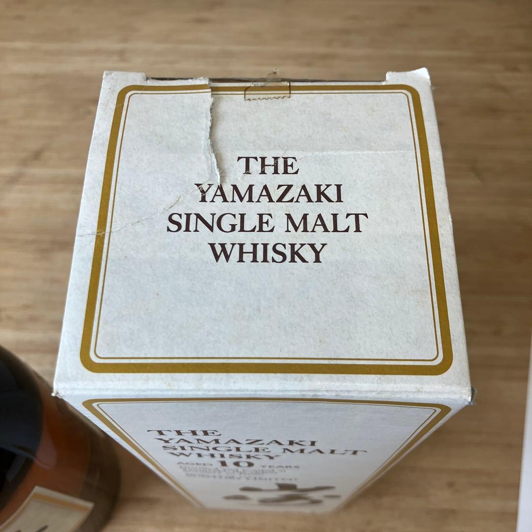 未開封 700mlウイスキー 山崎10年ホワイトラベル