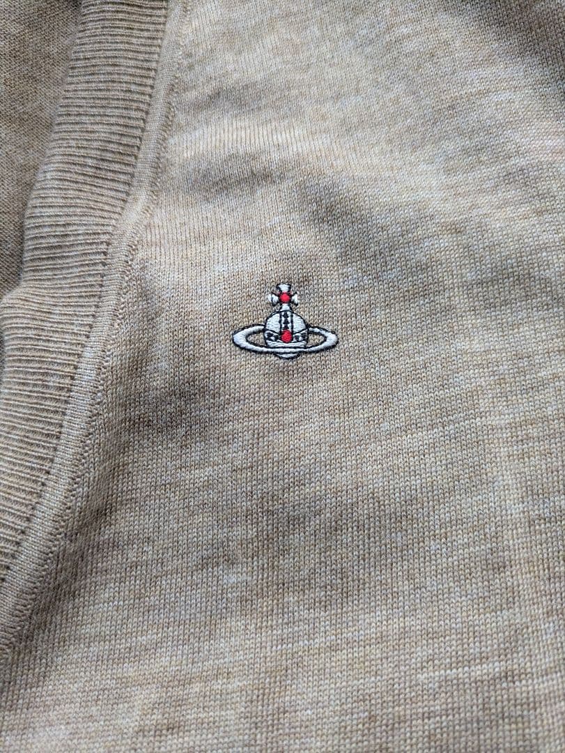 ヴィヴィアン・ウエストウッド 長袖 Vネック ロングカーディガン