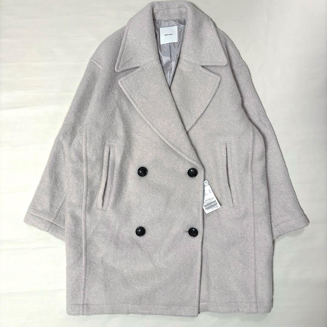 新品タグ付！Spick & Span ミドルシャギーコート36