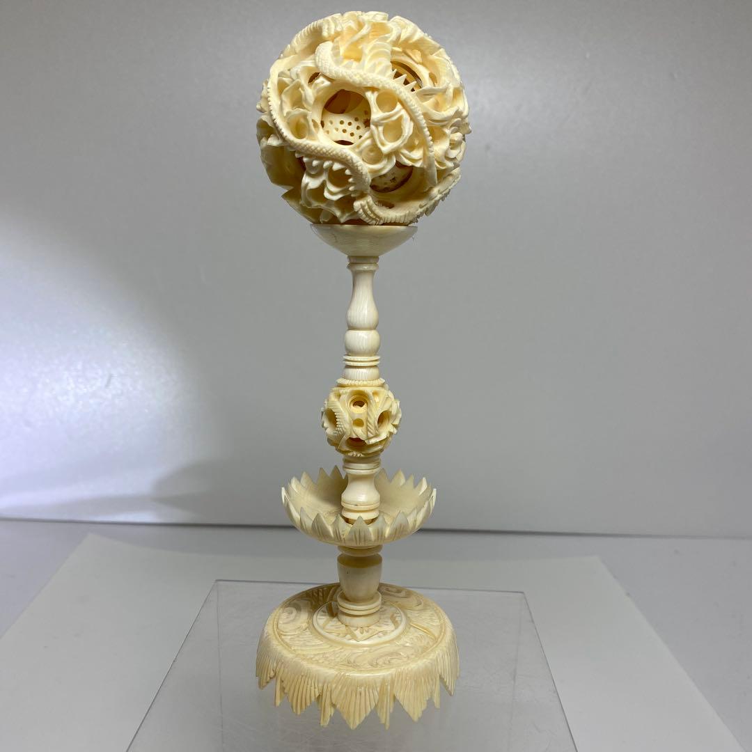 極上　天球　123g h20cm 東K7-1211☆2F トヒチサ