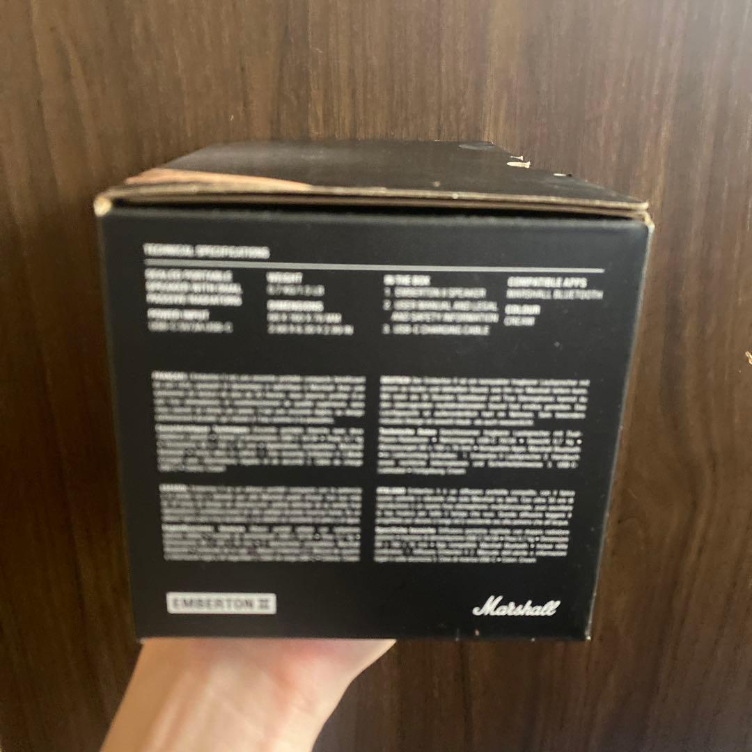 【未開封】Marshall EMBERTON Ⅱ Bluetooth スピーカー