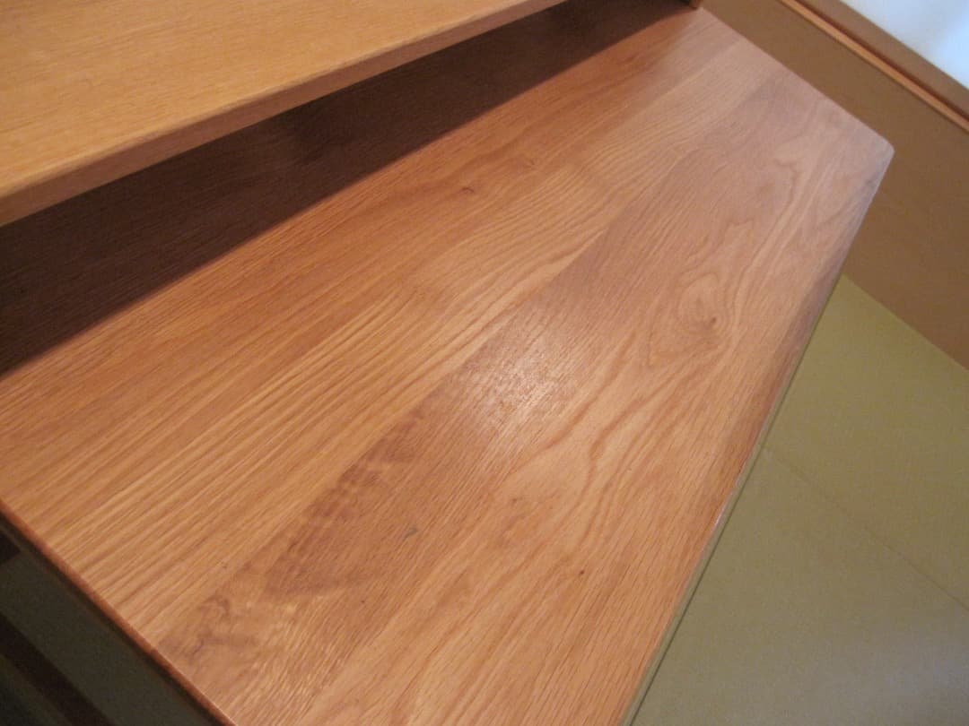 無印良品　オーク無垢材デスク 上棚付き 2引き出し 足元本棚