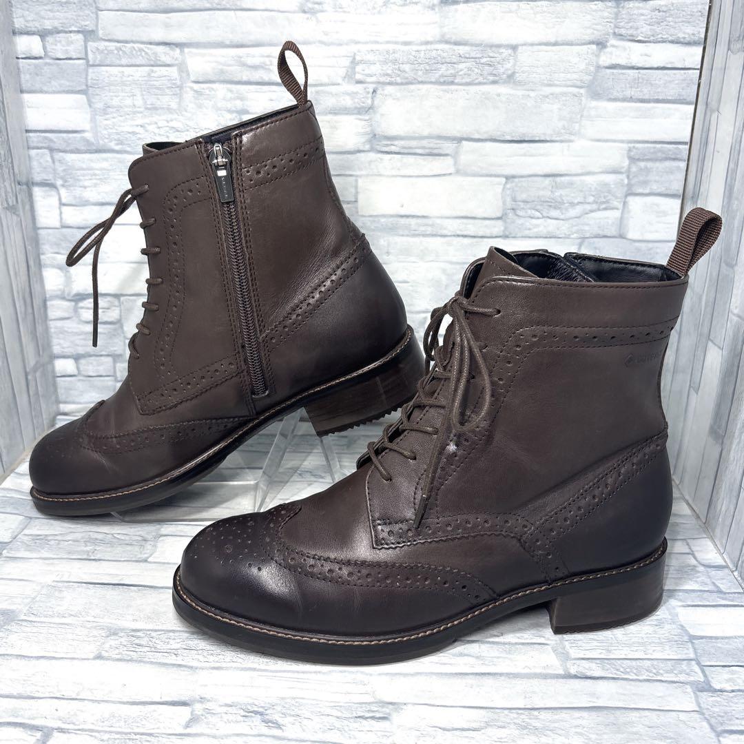 ✨極美品✨リーガル レースアップブーツ ゴアテックス ダークブラウン 23cm