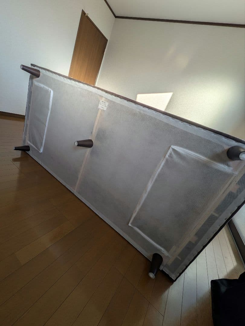 《ニトリソファー+オットマンCS03 Nシールド 両肘 DBR/木脚MBR》