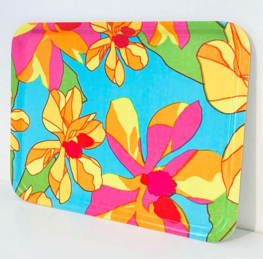 838【日本未入荷】特大サイズ43cm x 33cm／marimekkoトレイ①