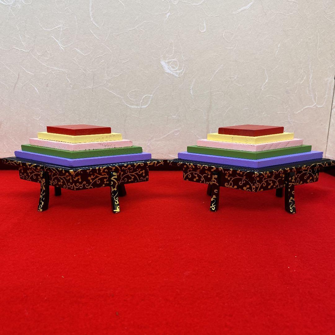 【93】雛人形★ひな祭り★雛道具★木製６品道具★展示品r