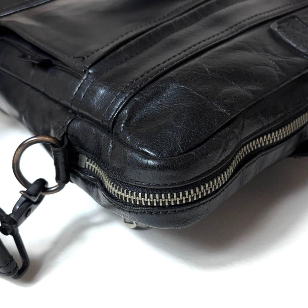 【希少】 PORTER オールレザー 2WAY ブリーフケース ビジネスバッグ