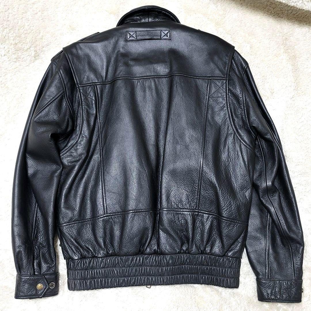 NANKAI シングル レザー ライダースジャケット 取り外し可能ライナー付き