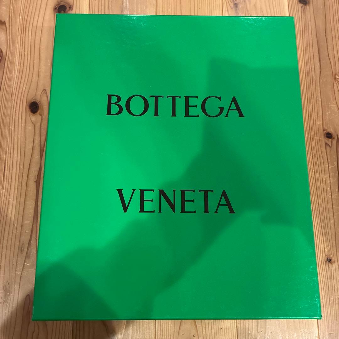 【美品】BOTTEGA VENETA ブロックアンクルブーツ37 カーキ
