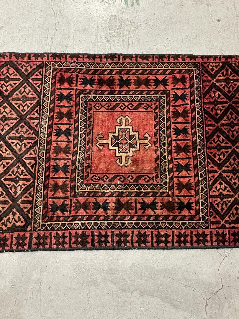 ⚪︎Vintage Rug⚪︎233cm×74cm　バルーチ族　ペルシャ　80s