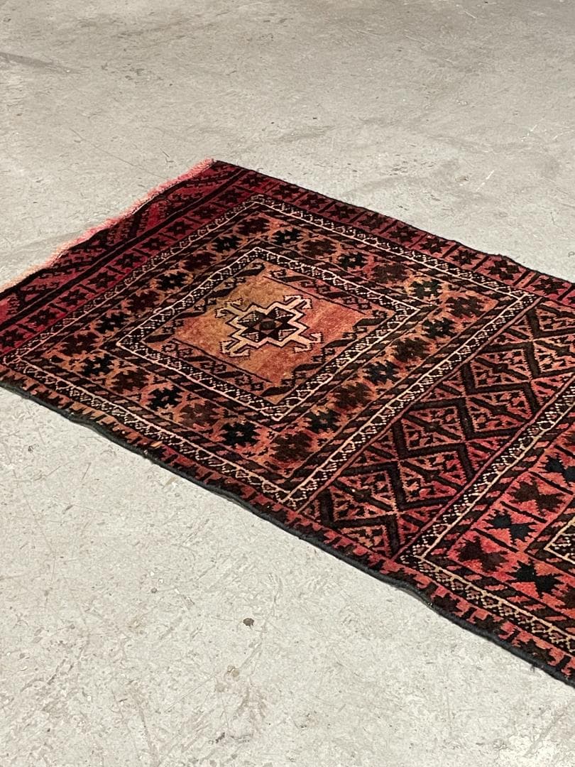 ⚪︎Vintage Rug⚪︎233cm×74cm　バルーチ族　ペルシャ　80s