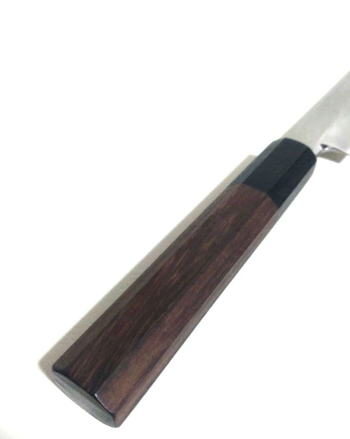 leo  實光刃物 万能片刃包丁arata 銀三片刃 ペティ 鞘付き