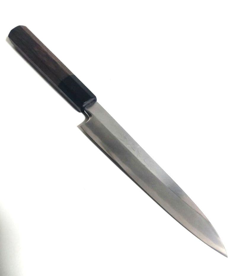 leo  實光刃物 万能片刃包丁arata 銀三片刃 ペティ 鞘付き