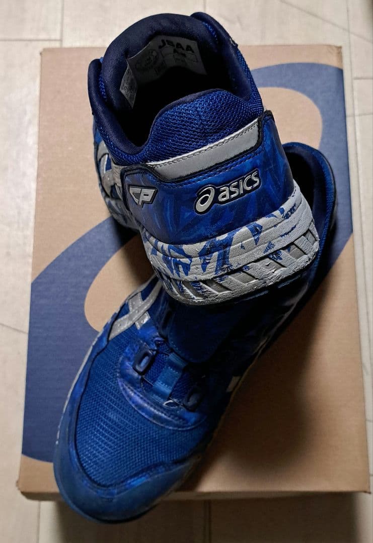 【レア】アシックス 安全靴 27㎝ CP401 限定モデルインペリアルブルー