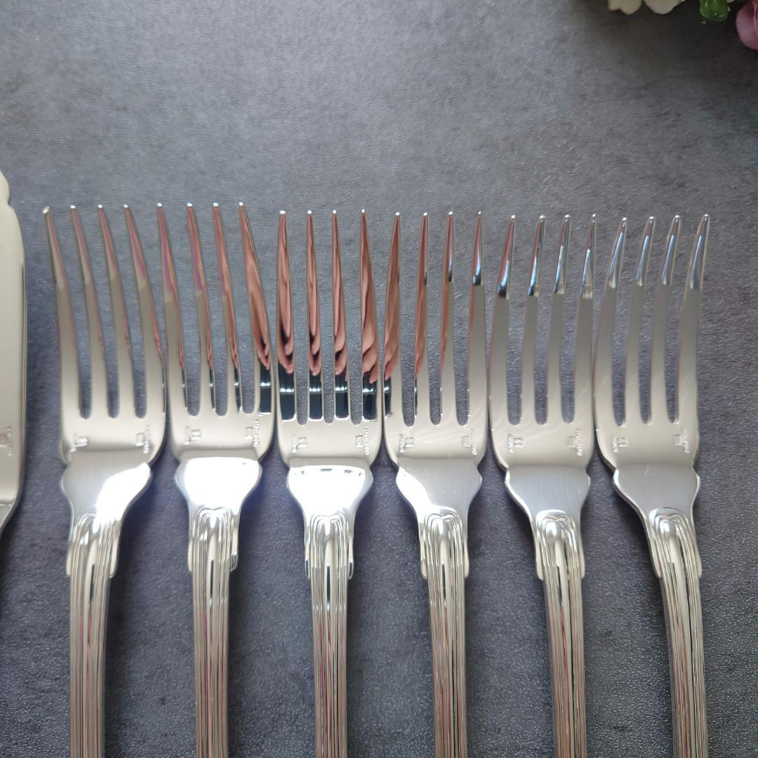 希少 極美品 クリストフル ポートロイヤル フィッシュ ナイフ フォーク 12点