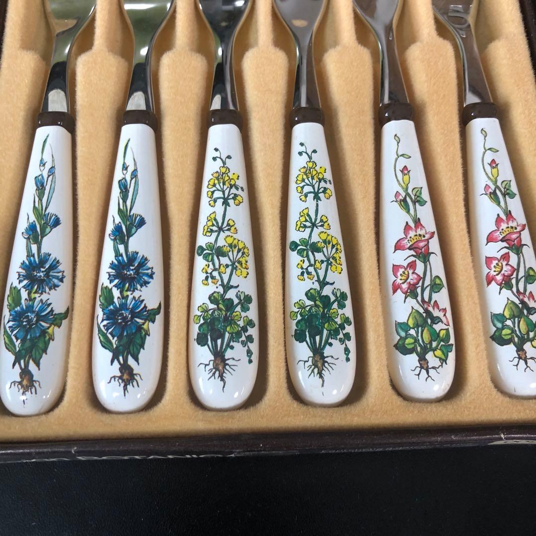 ◾️人気シリーズ◾️BOTANICA フォークセット 6本 植物デザイン